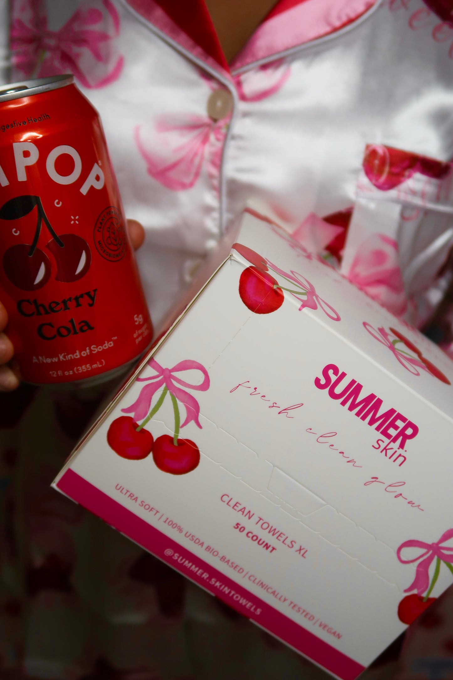 SUMMER.SKIN CHERRY BOW